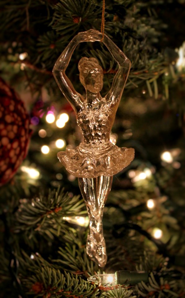 Glass Dancer On Christmas Tree