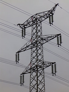 Transmission line current aerial