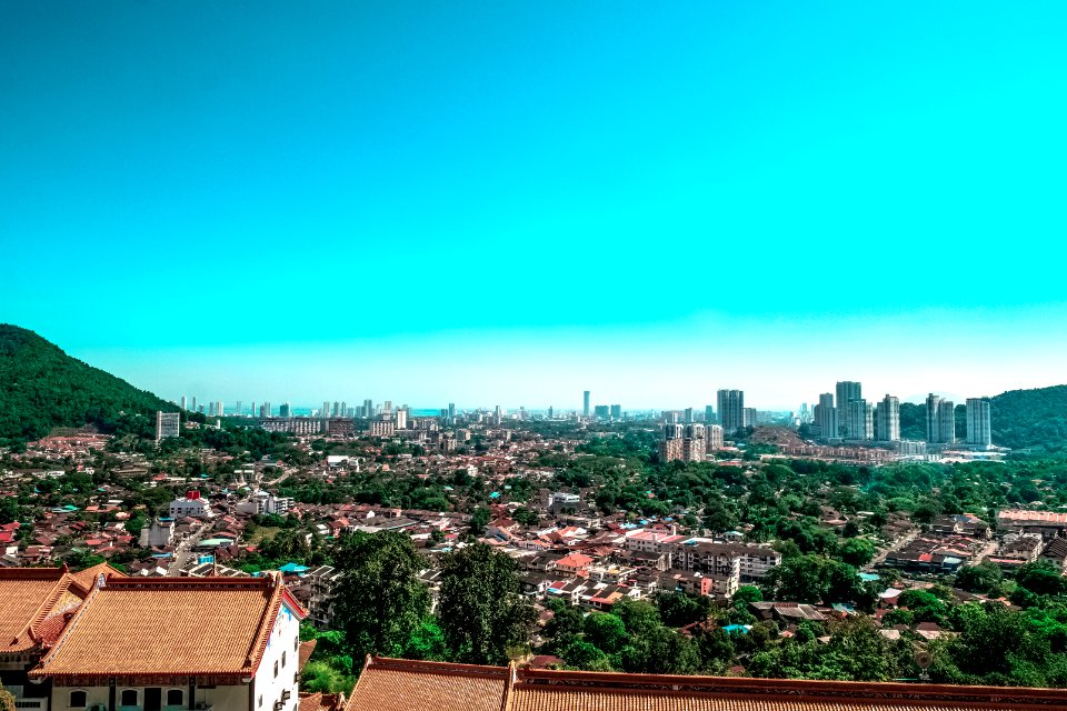 City Skyline Under Blue Sky
