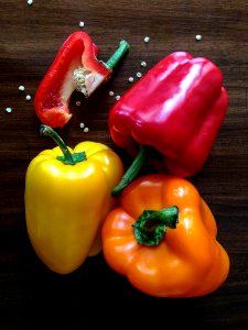 Colorful Bell Peppers photo
