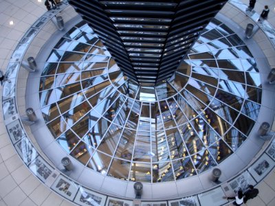 Clear Glass Dome Near People Standing On Aerial View Photography photo