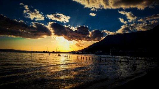 Sunset Over Marina