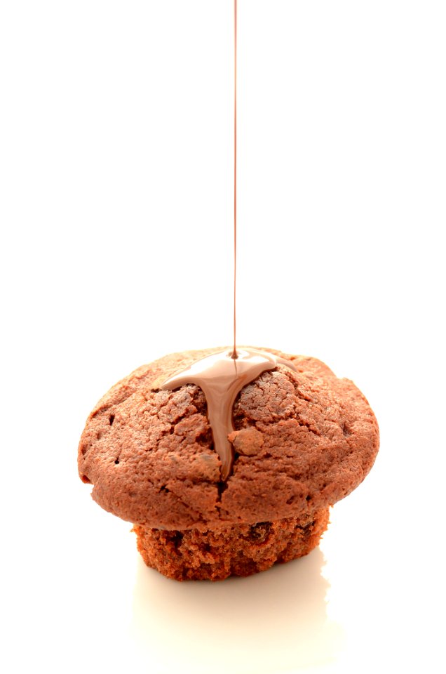 Cupcake With Choco On Toppings