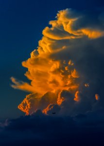 Sunset In White Clouds