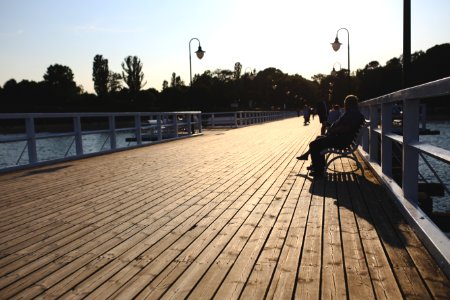 Pier At Sunset