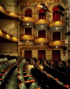 Balconies Inside Theater