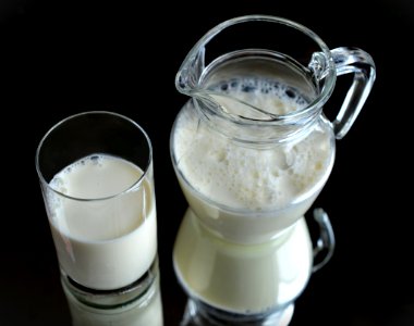 Jug And Glass Of Milk photo
