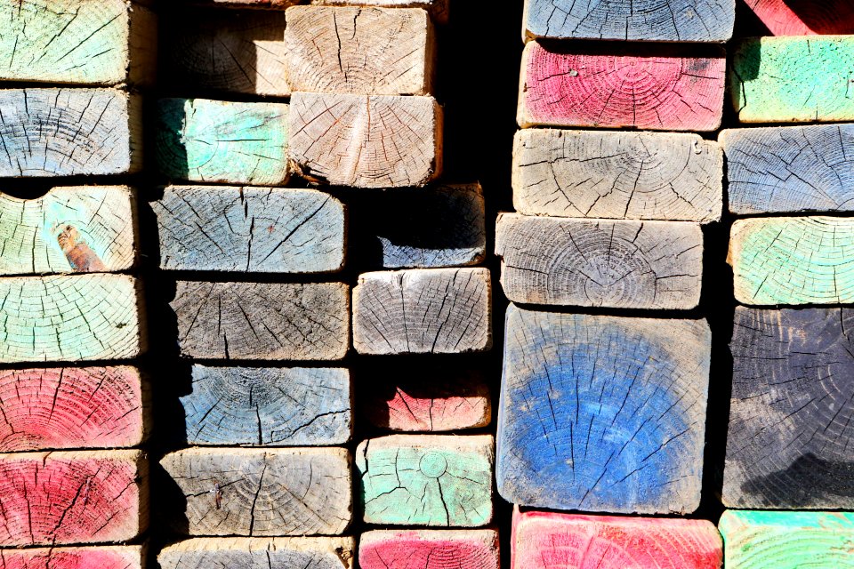 Multicolored Wooden Ornaments