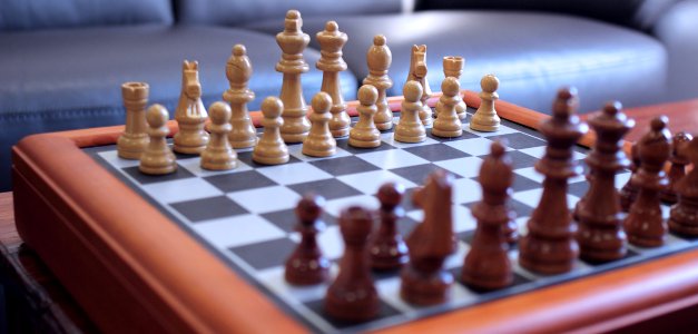 Chessboard In Living Room