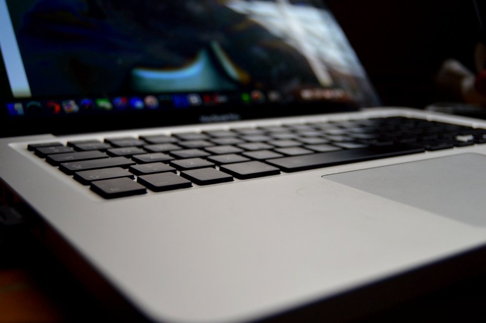 Closeup Of Computer