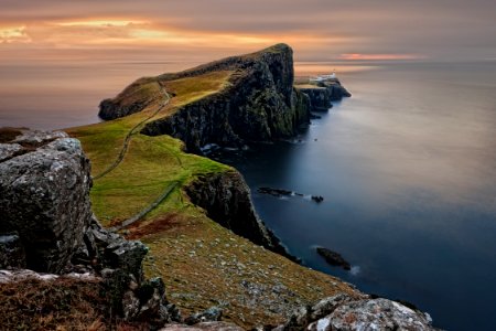 Cliffs On The Isle Of Skye In Scotland photo