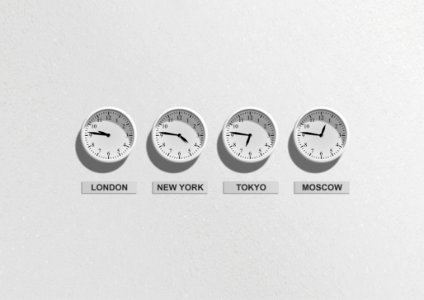 London New York Tokyo And Moscow Clocks