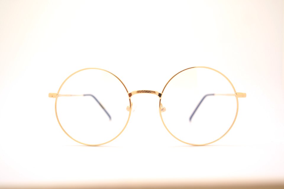 Gold Framed Eyeglasses