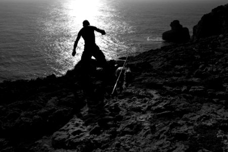 Fisherman On Shore