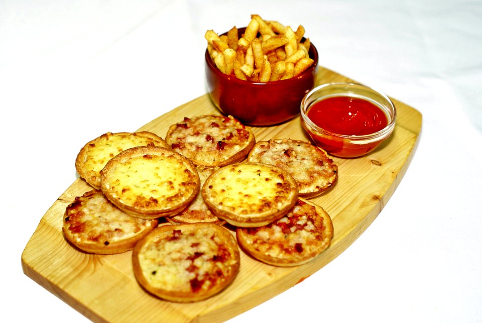 French Fries On Red Container