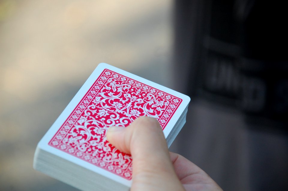 Deck Of Cards In Hand