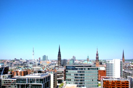 Hamburg Germany Skyline photo