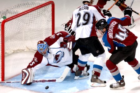 Hockey Teams During Game photo