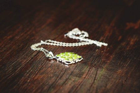 Womens Green Necklace photo