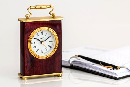 Clock And Appointment Book photo