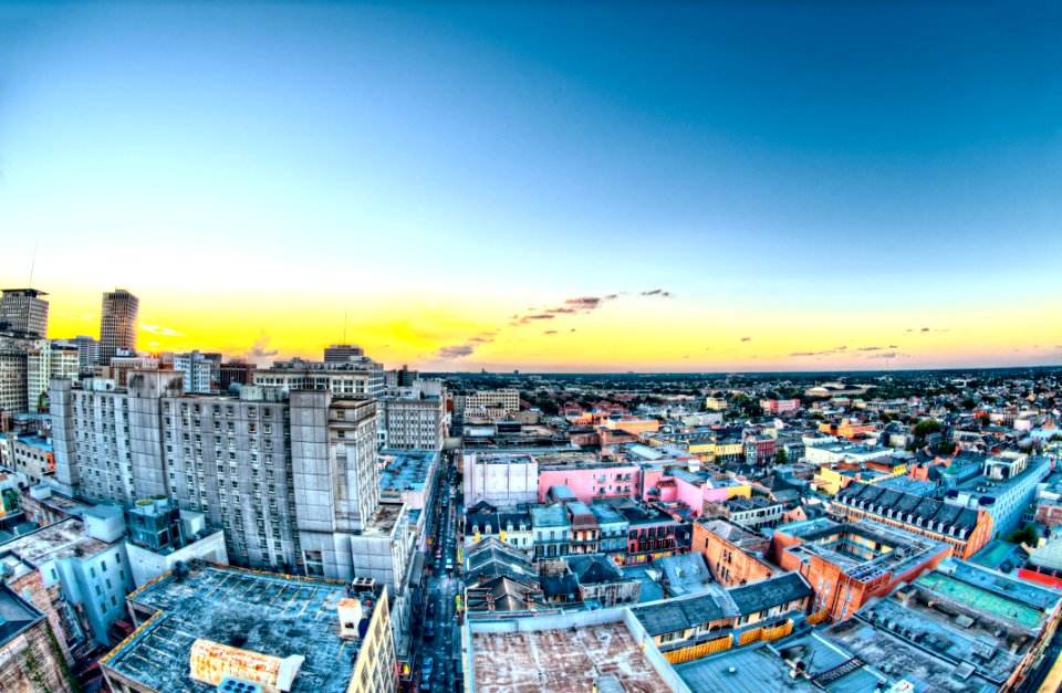Aerial View Of Buildings And Sky