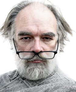 Man With Falling Glasses