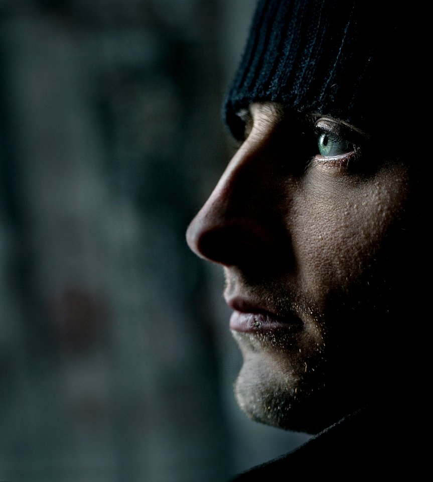 Man In Woolen Hat
