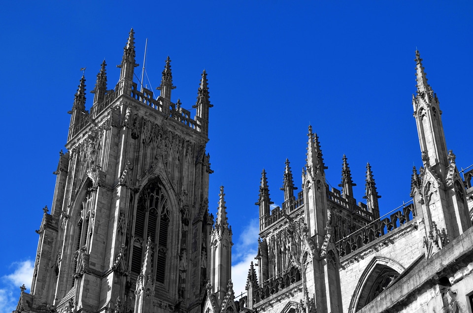 York sky blue landmark