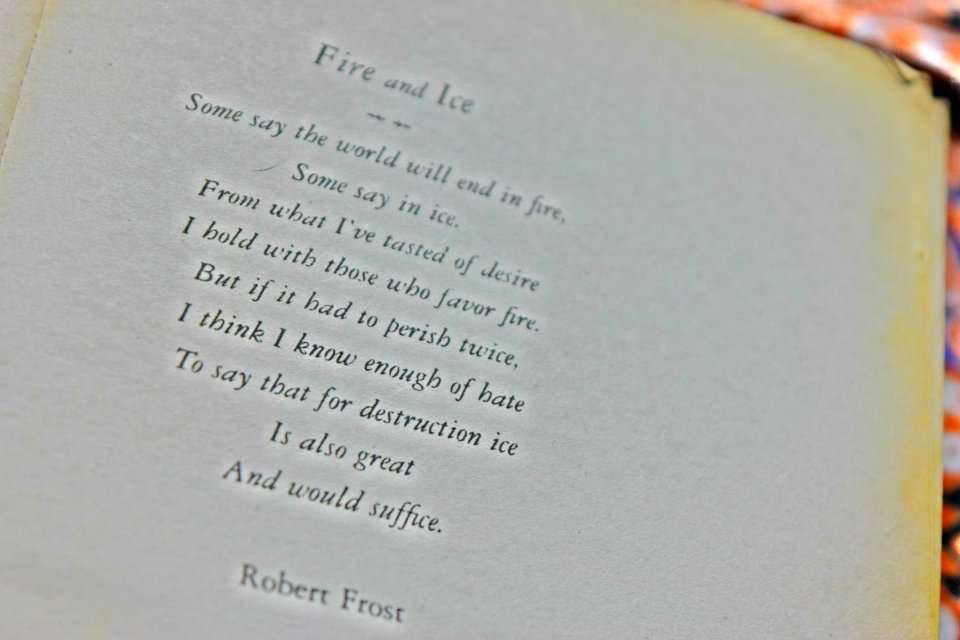 Fire And Ice By Robert Frost