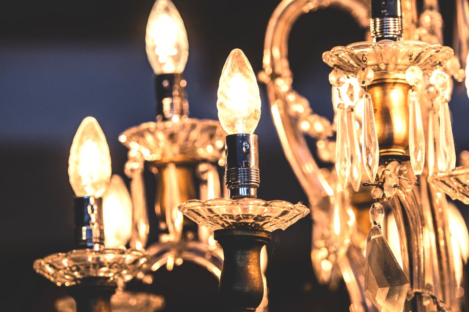 Close-up Of Illuminated Light Bulb