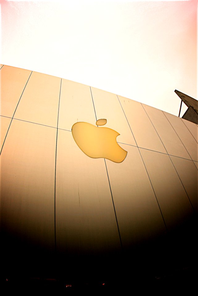 Apple Brand Logo Signage