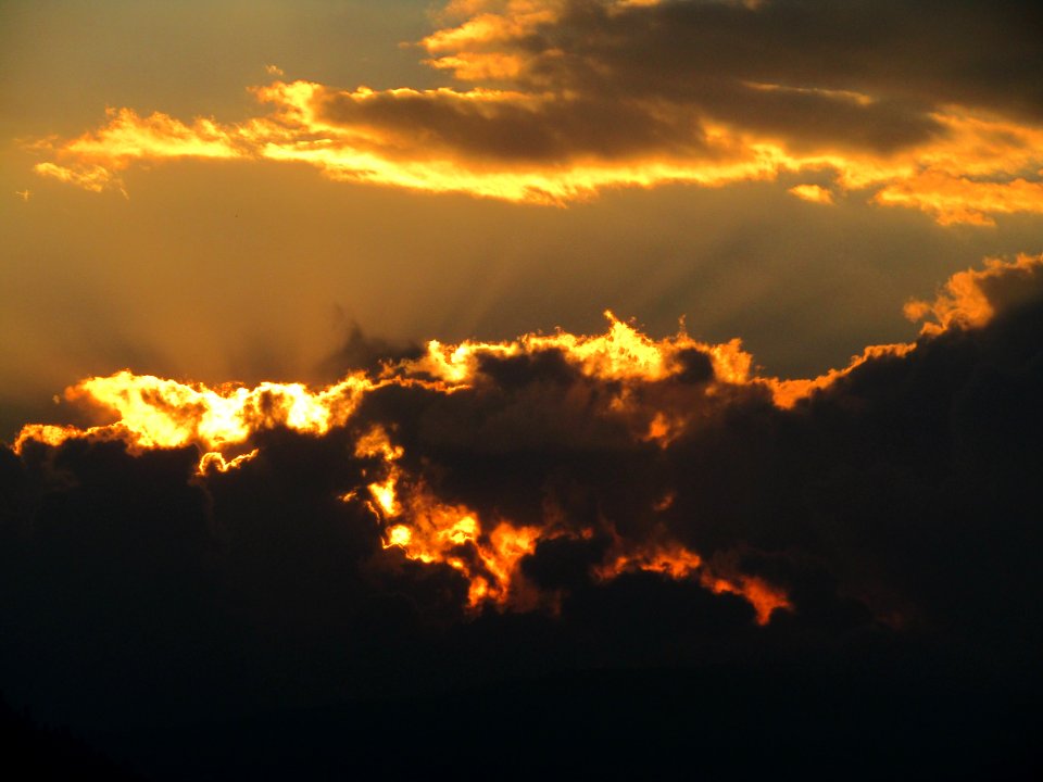 Scenic View Of Sunset