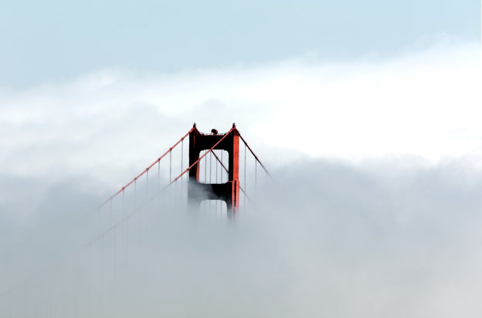 Golden gate bridge, San Fransisco USA - Original image from Carol M. Highsmith’s America, Library of Congress collection. Digitally enhanced by rawpixel photo