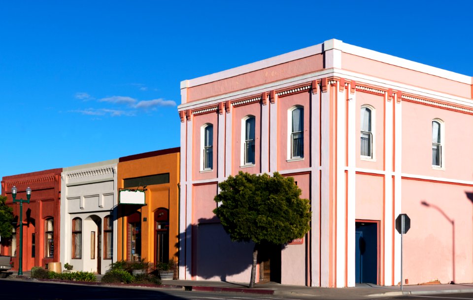 Downtown of Guadalupe, California. Original image from Carol M. Highsmith’s America, Library of Congress collection.