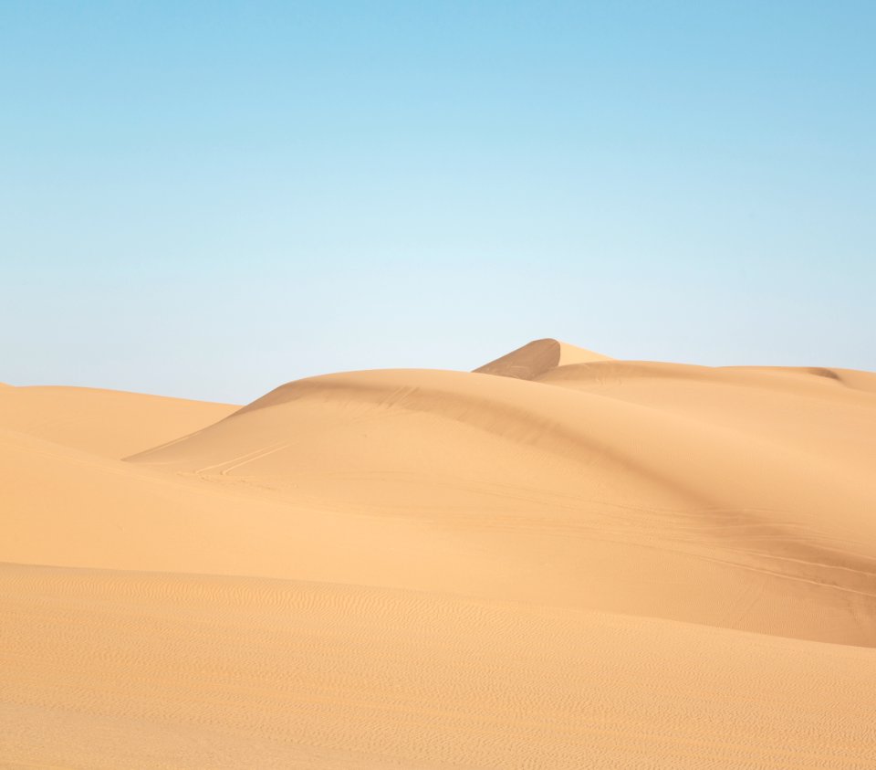 Sand dunes in Southern California. Original image from Carol M. Highsmith’s America, Library of Congress collection.