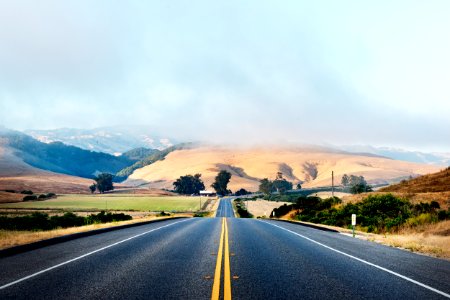 Beautiful scenics along Route 46 in California. State Route 46. Old Mammoth Road. Original image from Carol M. Highsmith’s America, Library of Congress collection.