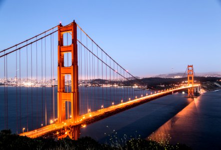 Golden gate bridge, San Fransisco USA - Original image from Carol M. Highsmith’s America, Library of Congress collection. Digitally enhanced by rawpixel photo