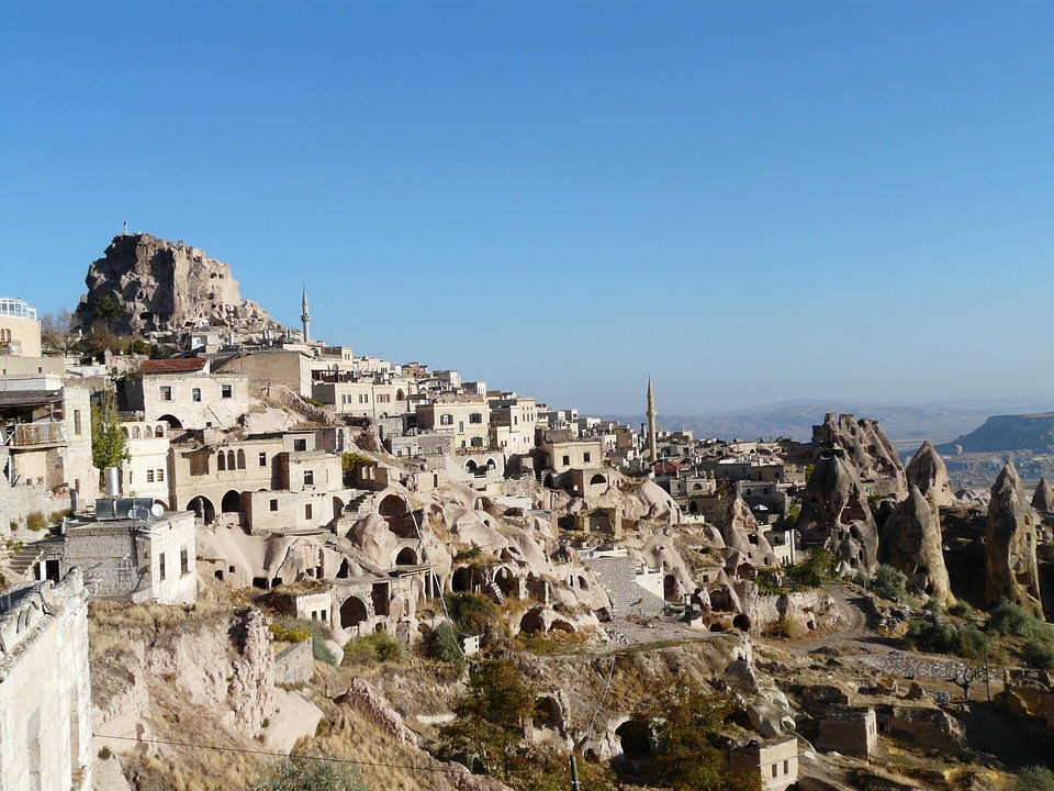 Nev��ehir turkey rock apartments