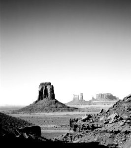 Monument Valley, Arizona. Original image from Carol M. Highsmith’s America, Library of Congress collection. photo