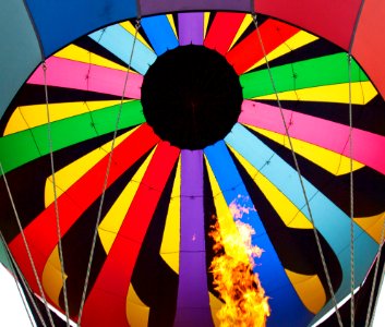 Decatur, Alabama annual Hot Air Balloon Jubilee Festival. Original image from Carol M. Highsmith’s America, Library of Congress collection.