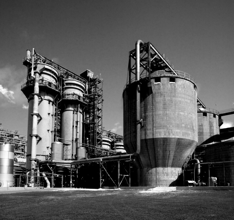 Alabama River Pulp Company and the Claiborne Mill Complex. Original image from Carol M. Highsmith’s America, Library of Congress collection.
