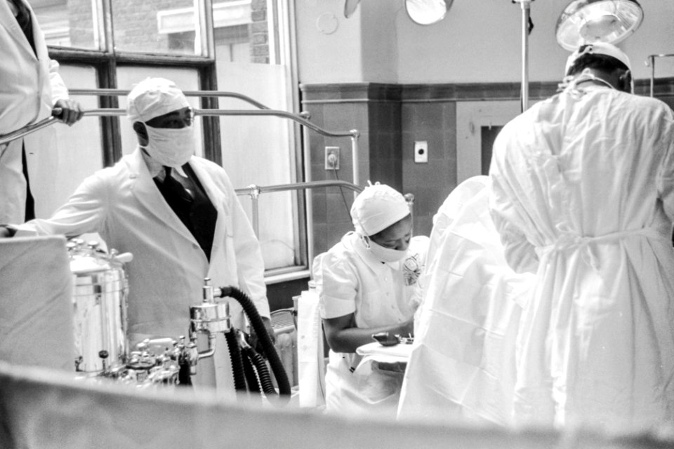 Provident Hospital, one of the few hospitals for African Americans (1941).