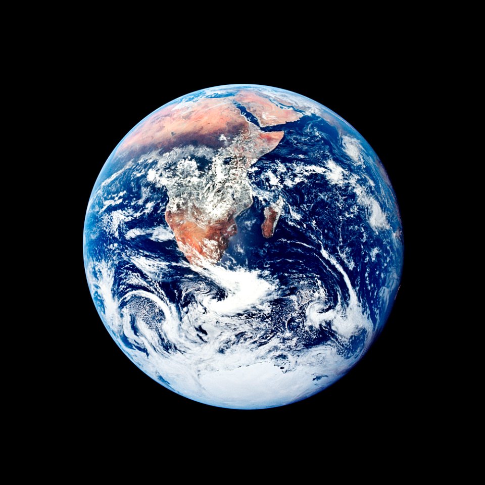 Amazing image of the Earth. photo