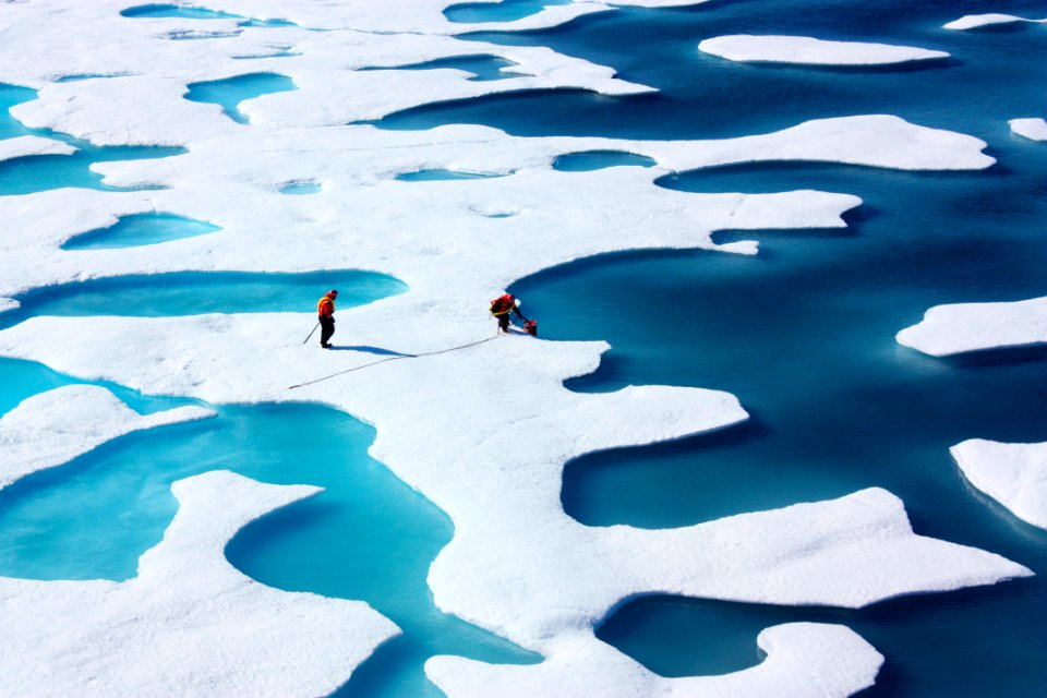 The ICESCAPE mission, or "Impacts of Climate on Ecosystems and Chemistry of the Arctic Pacific Environment," near Alaska.