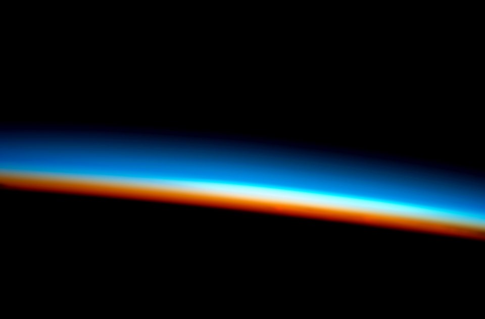 Sunrise taken by the STS-133 crew on March 7, 2011.