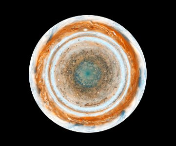 These color maps of Jupiter were constructed from images taken by the narrow-angle camera onboard NASA's Cassini spacecraft. photo