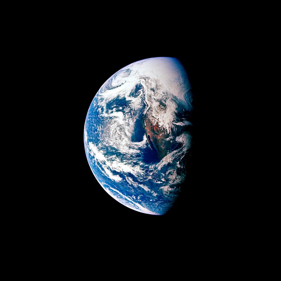 Amazing image of the Earth. photo