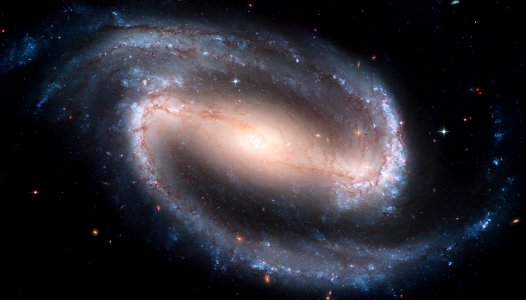 Barred Spiral Galaxy NGC 1300. photo