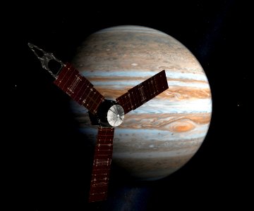 Juno Mission to Jupiter 2009 Artist Concept. photo