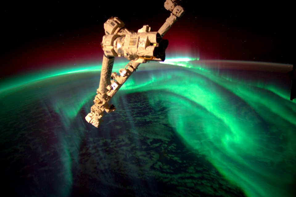 The Expedition 32 crew onboard the International Space Station, flying an altitude of approximately 240 miles, recorded a series of images of Aurora Australis, also known as the Southern Lights, on July 15th, 2012.